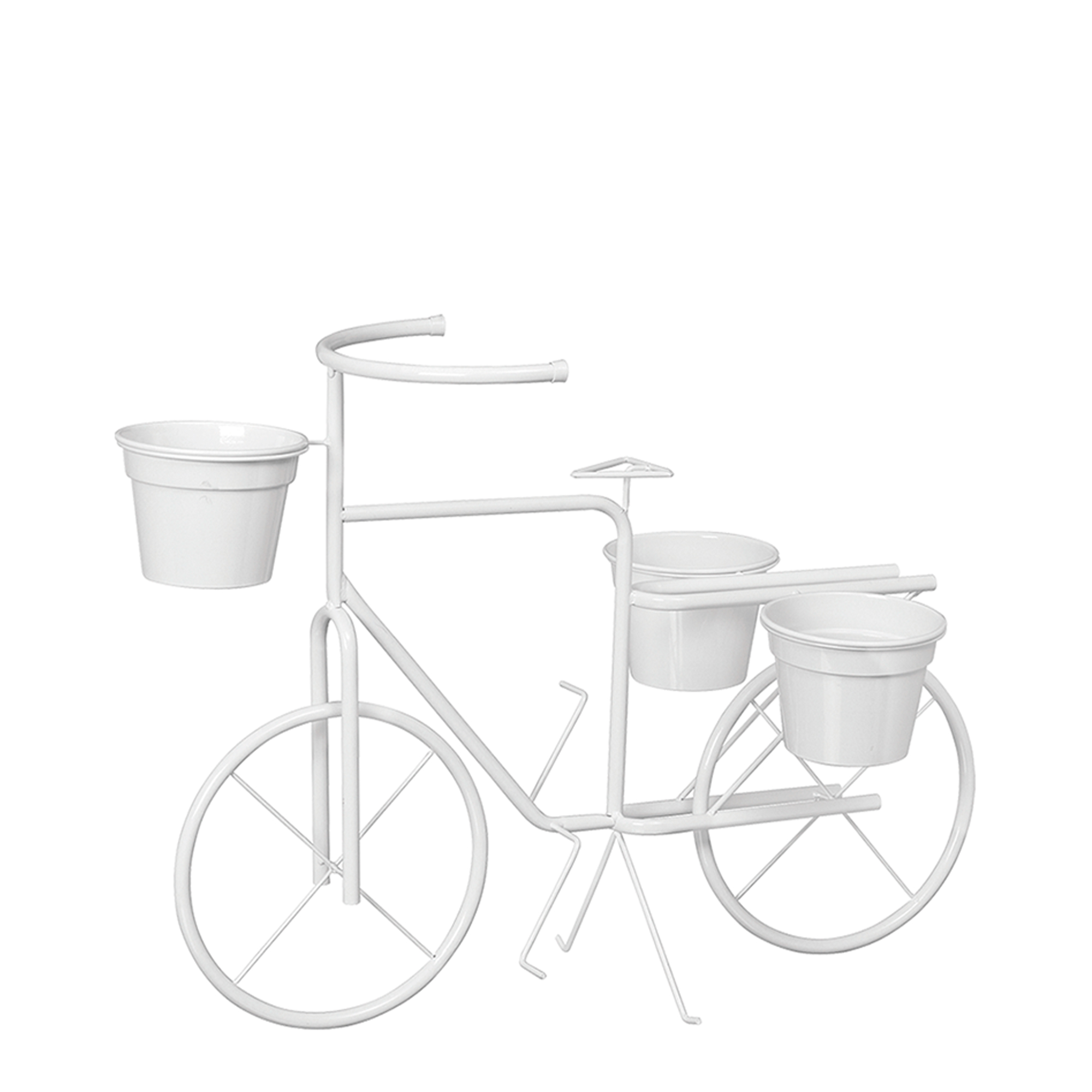 Bicicleta Jardim c/ 3 Vasos Aluminio Grande